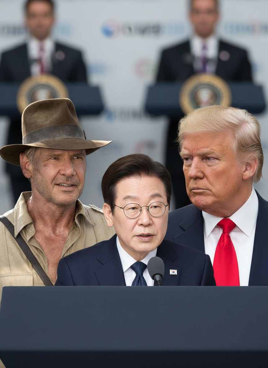 FOX, 해리슨 포드 이재명 대통령 비난 보도 파장