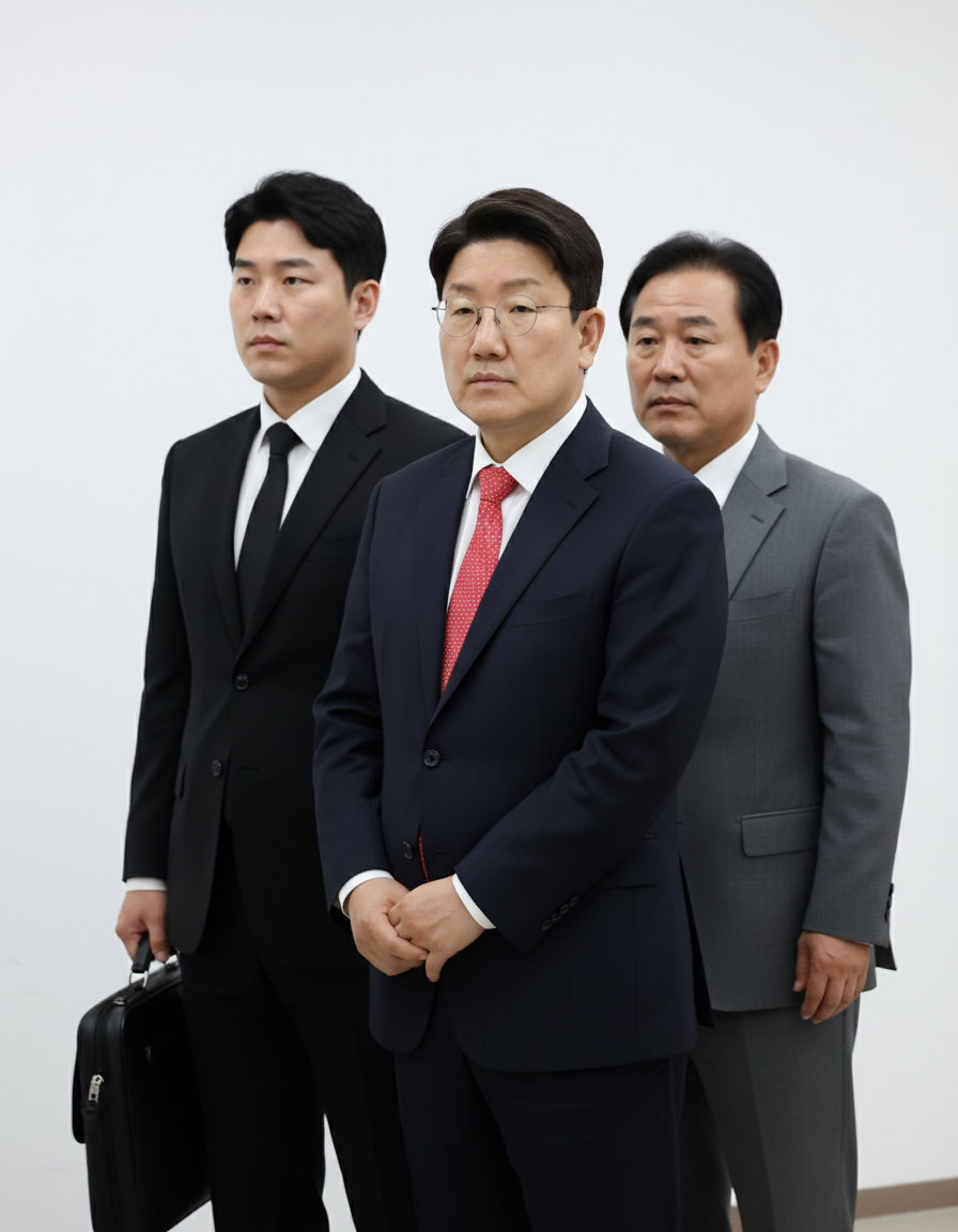 권성동 의원, '통일교 1억 불법 자금 수수' 첫 공판 출석