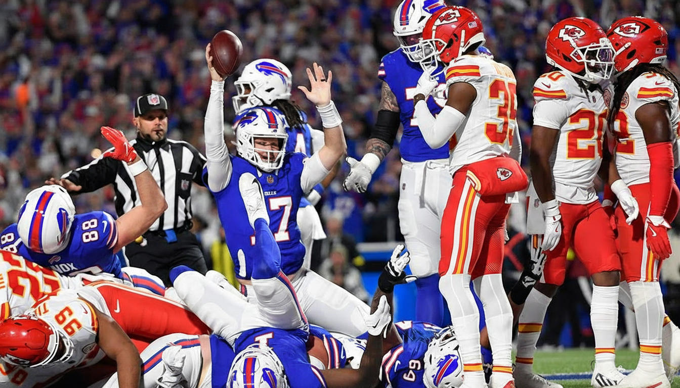 조시 앨런, 3TD 폭발! Bills 승리 견인