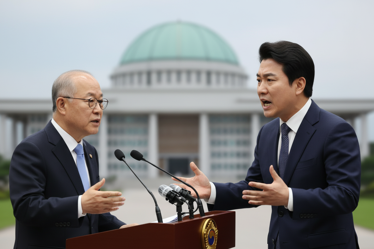 조원철 법제처장 "李대통령 무죄" 발언에 野 "범죄처장" 반발