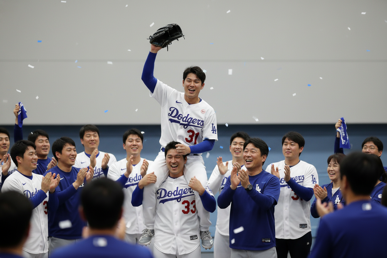 야마모토 완투승! 다저스, 월드시리즈 1승 1패
