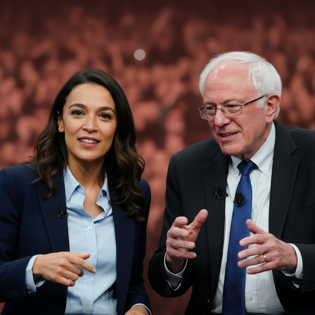 AOC·버니, 뉴욕 시장 선거 유세
