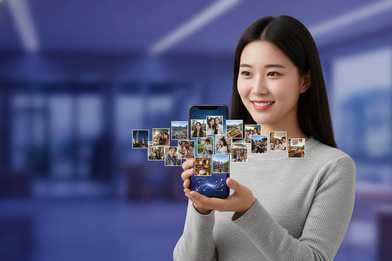 Facebook AI, 카메라 롤 사진 공유 콜라주 자동 생성