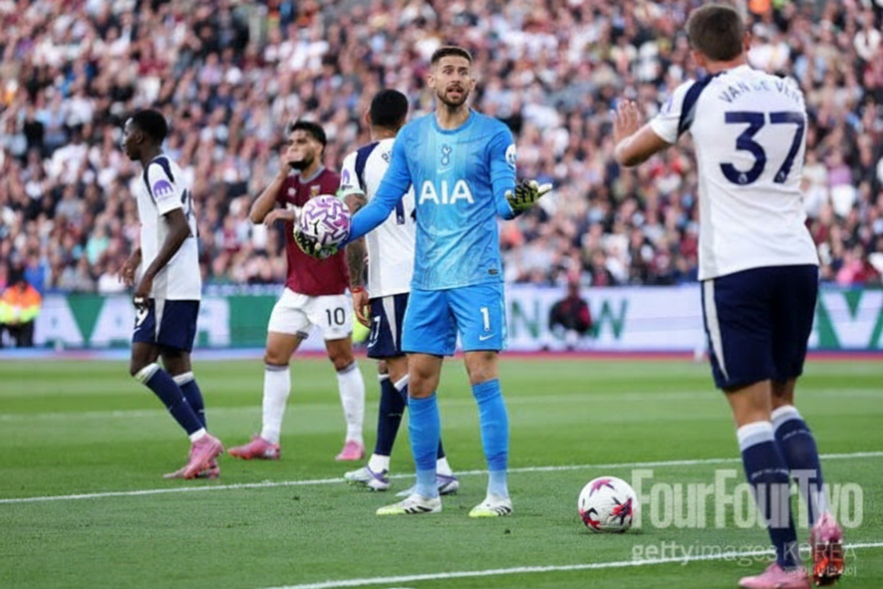토트넘, 3-0 승리 후 반 더 벤-비카리오 언쟁 논란