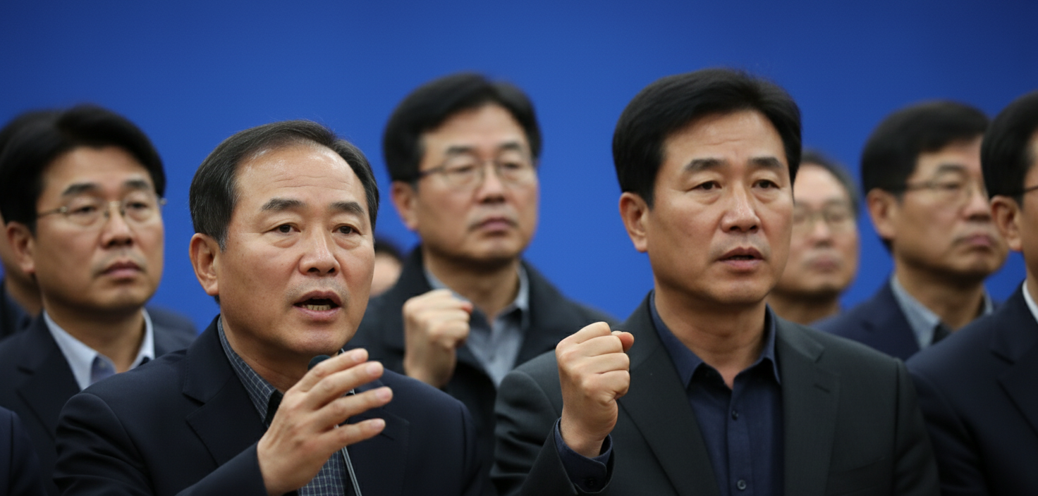 경주서 'NO 트럼프' 시국대회, 대미투자 강요 중단 촉구