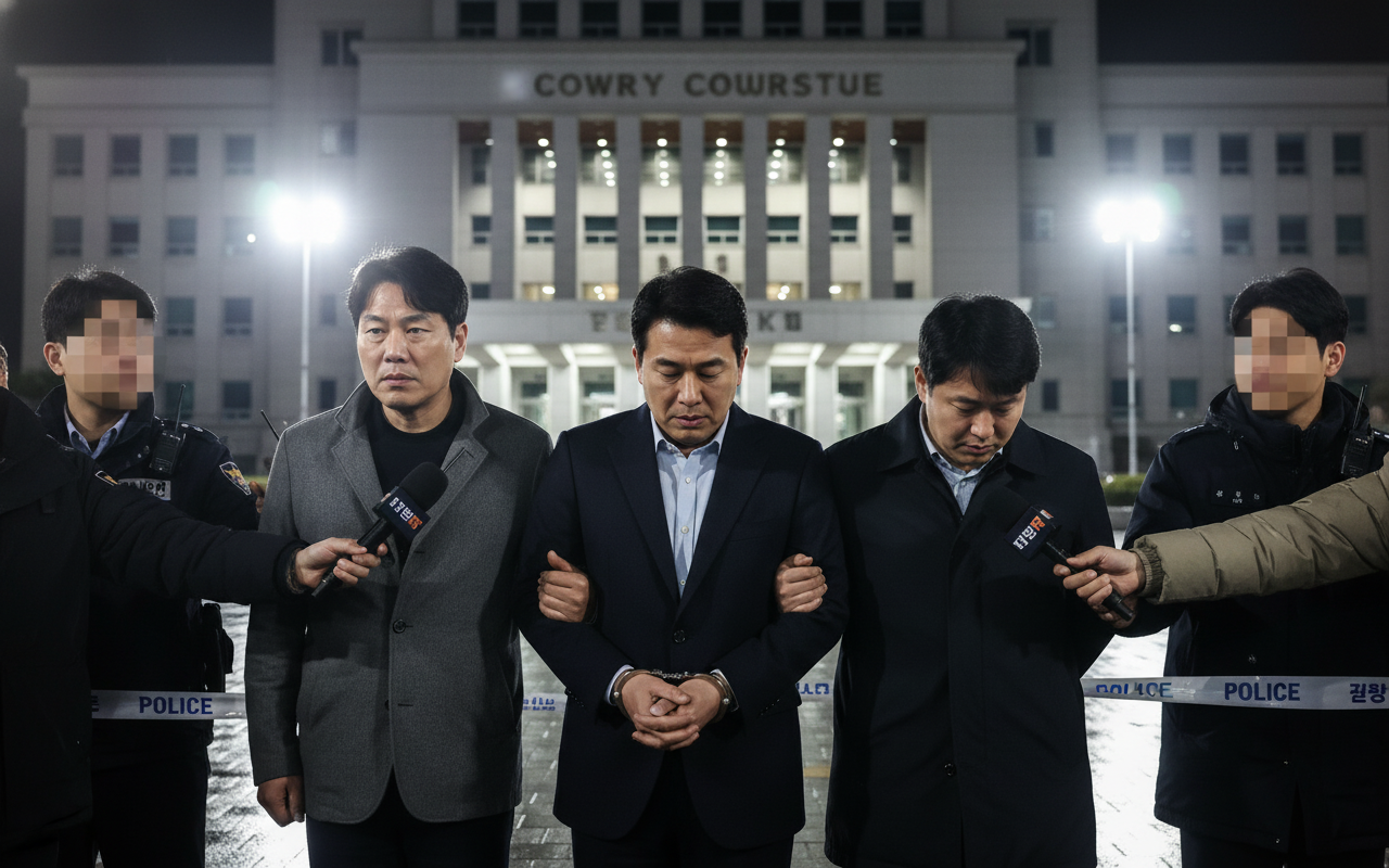 100만 유튜버 살인미수 일당 구속…도주 우려