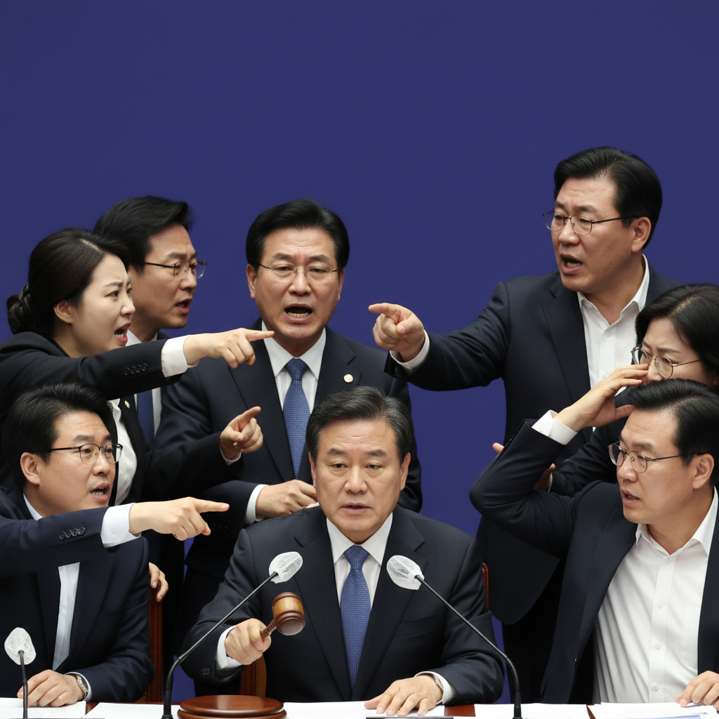 법사위 국감, 마지막 날도 고성과 막말 속 파행