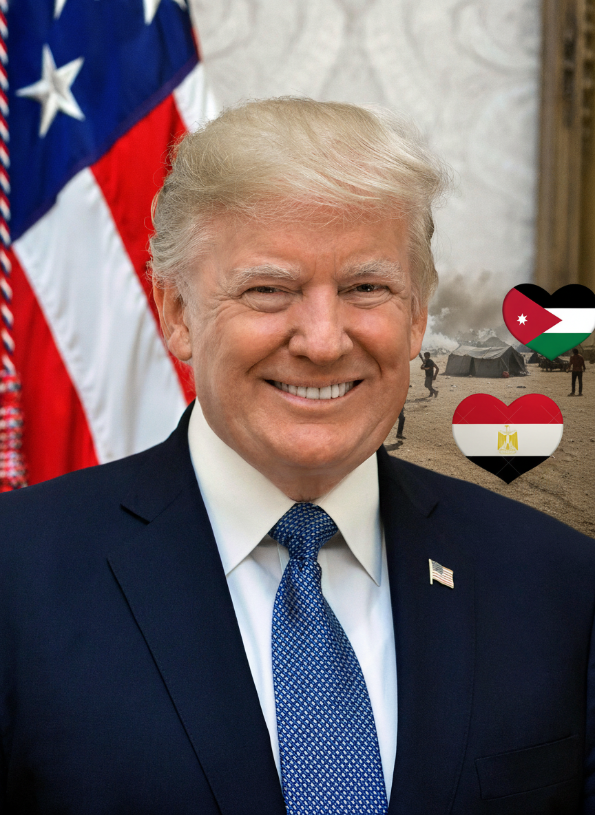 트럼프 "가자지구 청소 후 난민 이집트-요르단으로"
