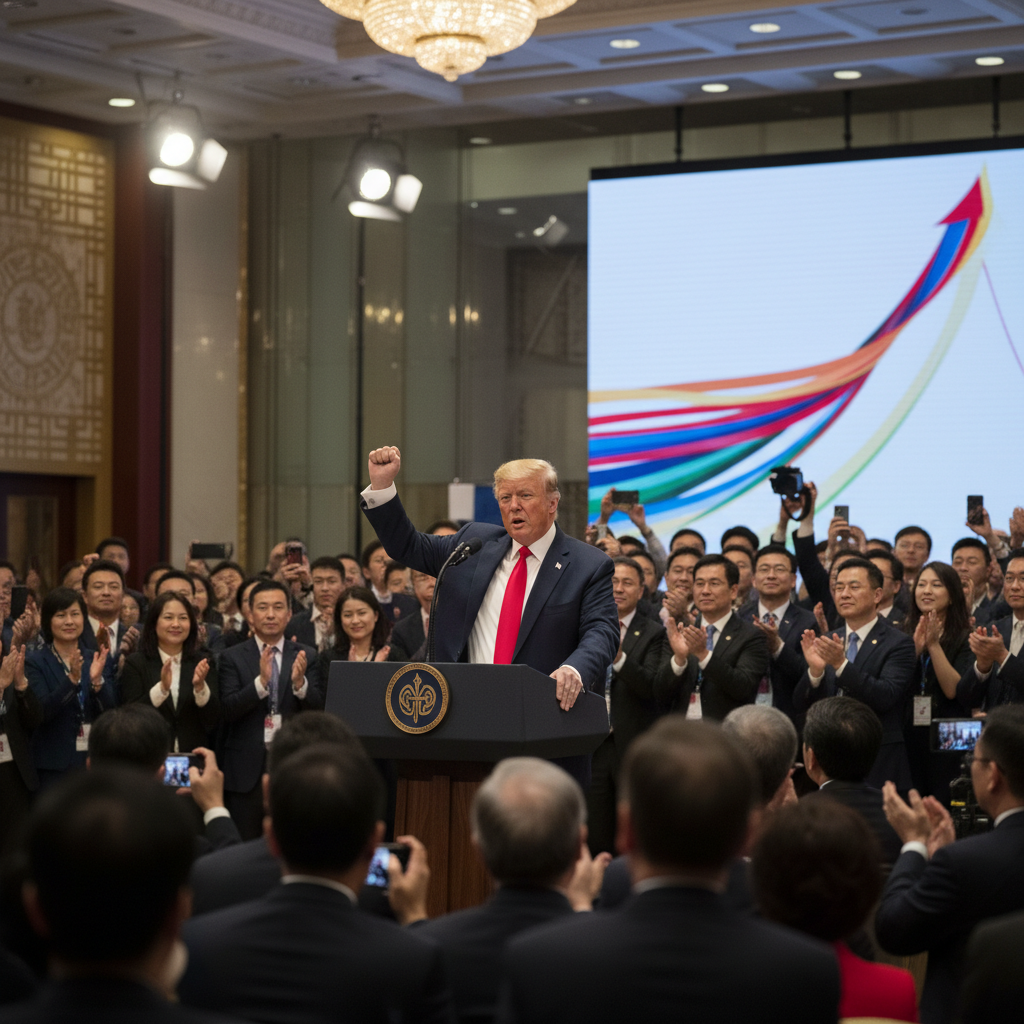 트럼프, 아시아 순방서 중국 무역 협상 '큰 승리'