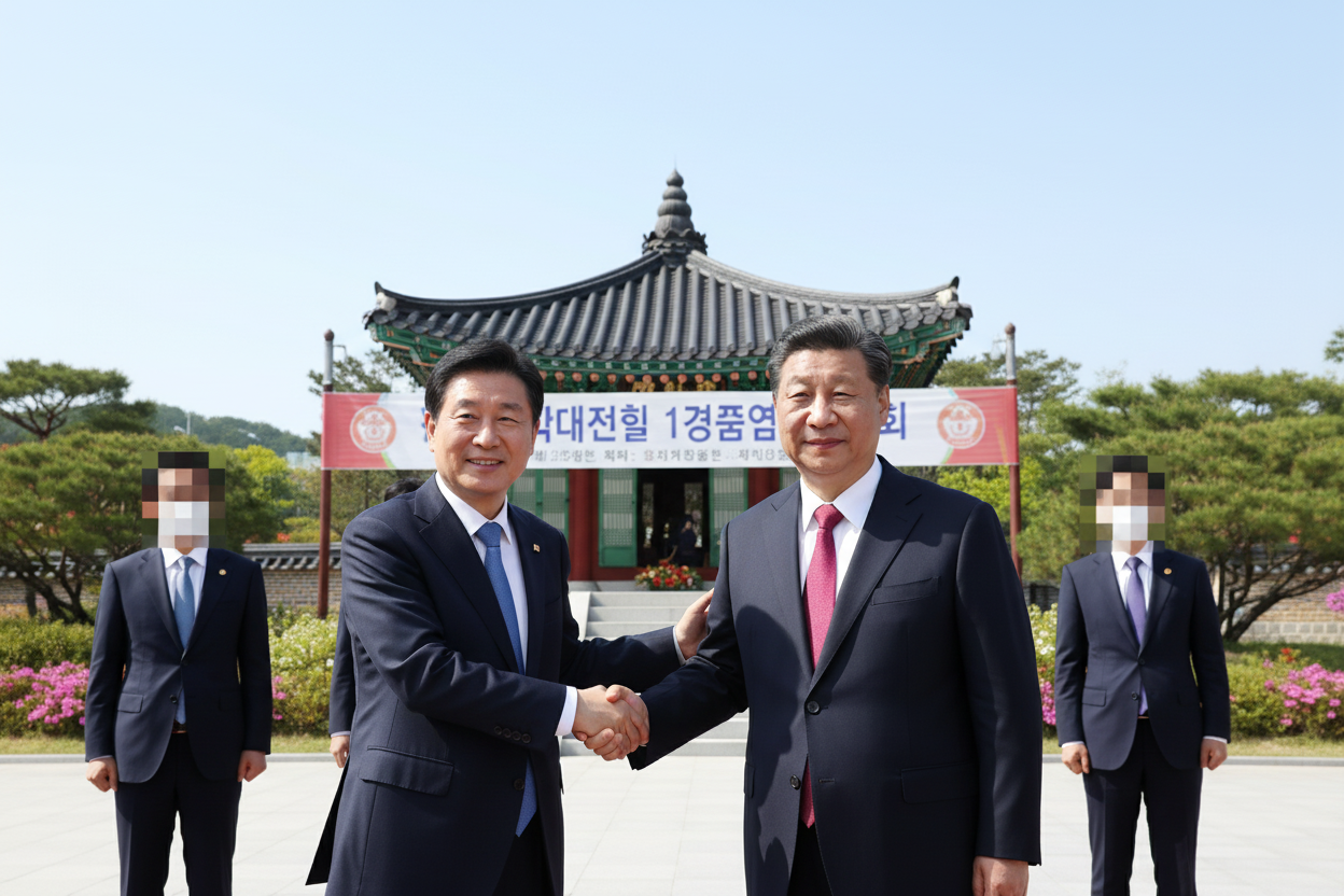 이재명, 시 주석과 평화의 길 공동 모색 합의